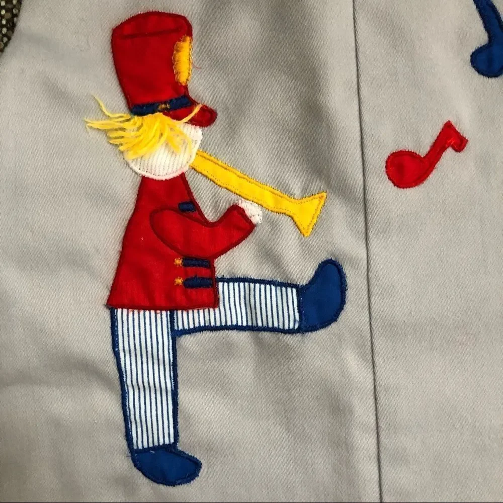 Vintage Romper Marching Band Music Horn 9-12m